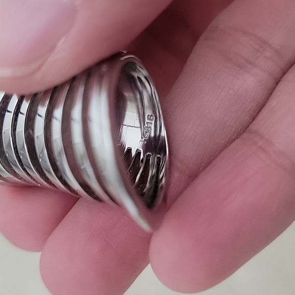 Stainless Steel 9 Row Fashion Ring - Picture 4 of 6